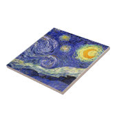 Vincent Van Gogh - De Sterrennacht Fine Art Tegeltje (Zijkant)