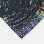 Vincent Van Gogh De Sterrennacht  Fleece Deken (Hoek)