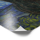 Vincent Van Gogh, de Sterrennacht Foto Afdruk (Hoek)