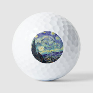 Vincent Van Gogh/ De sterrennacht    Golfballen