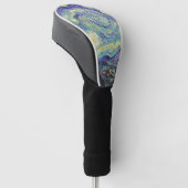 Vincent Van Gogh De Sterrennacht Golfheadcover (Schuin)