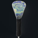 Vincent Van Gogh De Sterrennacht Golfheadcover<br><div class="desc">Vincent Van Gogh de Sterrennacht. Dit is een oud meesterwerk van de nederlandse hoofdschilder Vincent Van Gogh was een nederlandse post-impressionistische schilder. Dit afbeelding is openbaar.</div>