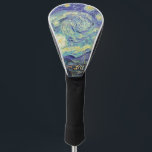 Vincent Van Gogh De Sterrennacht Golfheadcover<br><div class="desc">Vincent Van Gogh de Sterrennacht. Dit is een oud meesterwerk van de nederlandse hoofdschilder Vincent Van Gogh was een nederlandse post-impressionistische schilder. Dit afbeelding is openbaar.</div>