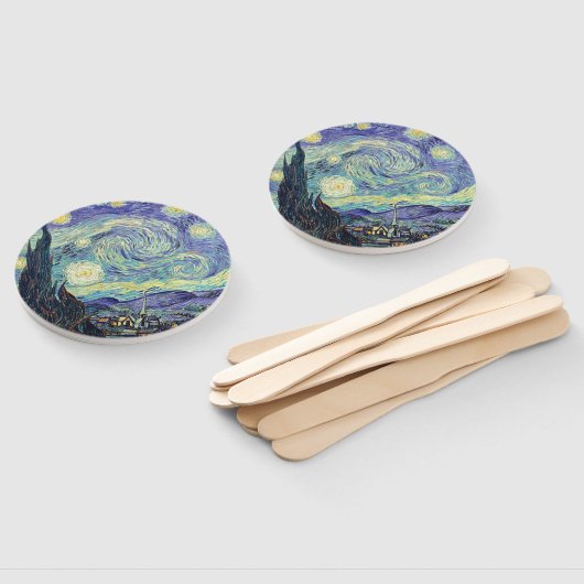 Vincent Van Gogh De Sterrennacht Handwaaier (Niet-gemonteerd)