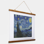 Vincent Van Gogh, de Sterrennacht Hangend Wandkleed (Gebogen)