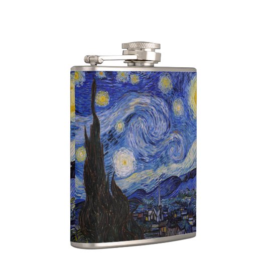 Vincent Van Gogh - De sterrennacht Heupfles (Rechts)