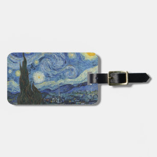 Vincent van Gogh De Sterrennacht, juni 1889 Bagagelabel
