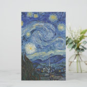 Vincent van Gogh | De Sterrennacht, juni 1889 Briefpapier (Staand voorkant)