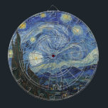Vincent van Gogh | De Sterrennacht, juni 1889 Dartbord<br><div class="desc">VAN GOGH->Post-Impressionist,  sterren,  ster,  nocturne,  landschap,  kerkspire,  maan,  maanlicht,  boom,  hemel,  kosmisch,  St,  Remy,  Provence,  French,  Saint-Remy,  Post-Impressionism,  iconic\\The Sterrennacht,  juni 1889 (olie op doek),  Gogh,  Vincent van (1811111118111111111111111111111111111111111121211112111122111111111111111221 53-90) / Museum of Modern Art,  New York,  VS / The Bridgeman Art Library | Collectie Afbeelding nummer: XOS702746</div>