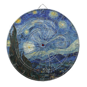Vincent van Gogh   De Sterrennacht, juni 1889 Dartbord