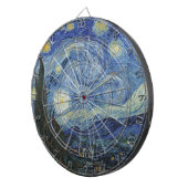 Vincent van Gogh | De Sterrennacht, juni 1889 Dartbord (Voorkant Rechts)