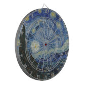 Vincent van Gogh | De Sterrennacht, juni 1889 Dartbord (Voorkant Links)