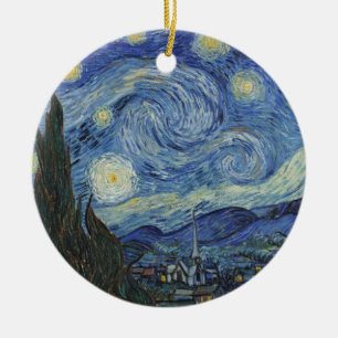 Vincent van Gogh   De Sterrennacht, juni 1889 Keramisch Ornament