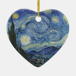 Vincent van Gogh De Sterrennacht, juni 1889 Keramisch Ornament