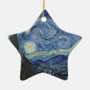 Vincent van Gogh De Sterrennacht, juni 1889 Keramisch Ornament