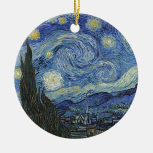 Vincent van Gogh   De Sterrennacht, juni 1889 Keramisch Ornament