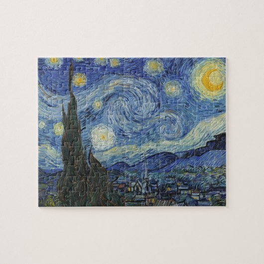 Vincent van Gogh | De Sterrennacht, juni 1889 Legpuzzel (Horizontaal)