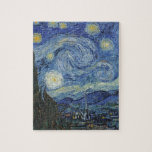 Vincent van Gogh | De Sterrennacht, juni 1889 Legpuzzel<br><div class="desc">VAN GOGH->Post-Impressionist,  sterren,  ster,  nocturne,  landschap,  kerkspire,  maan,  maanlicht,  boom,  hemel,  kosmisch,  St,  Remy,  Provence,  French,  Saint-Remy,  Post-Impressionism,  iconic\\The Sterrennacht,  juni 1889 (olie op doek),  Gogh,  Vincent van (1811111118111111111111111111111111111111111121211112111122111111111111111221 53-90) / Museum of Modern Art,  New York,  VS / The Bridgeman Art Library | Collectie Afbeelding nummer: XOS702746</div>