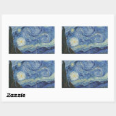 Vincent van Gogh | De Sterrennacht, juni 1889 Rechthoekige Sticker (Vel)