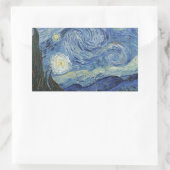 Vincent van Gogh | De Sterrennacht, juni 1889 Rechthoekige Sticker (Tas)