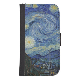 Vincent van Gogh   De Sterrennacht, juni 1889 Galaxy S4 Portemonnee Hoesje