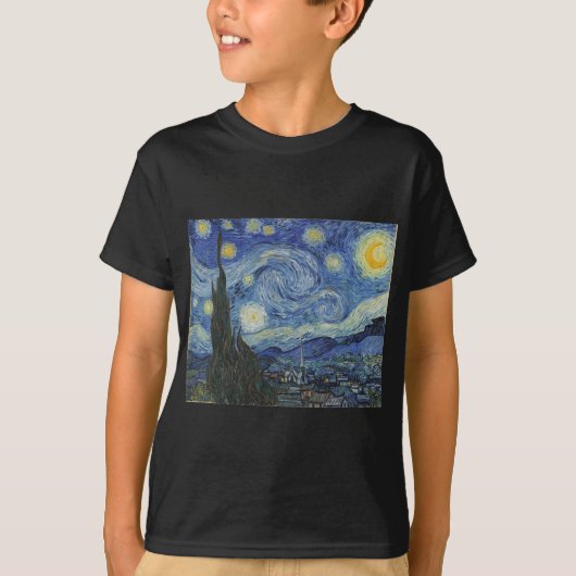 Vincent van Gogh | De Sterrennacht, juni 1889 T-shirt (Voorkant)