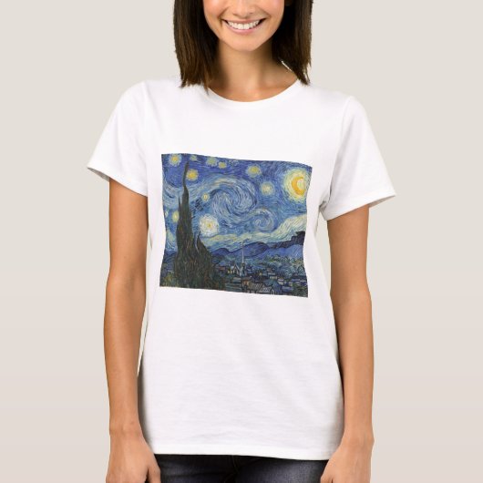 Vincent van Gogh | De Sterrennacht, juni 1889 T-shirt (Voorkant)