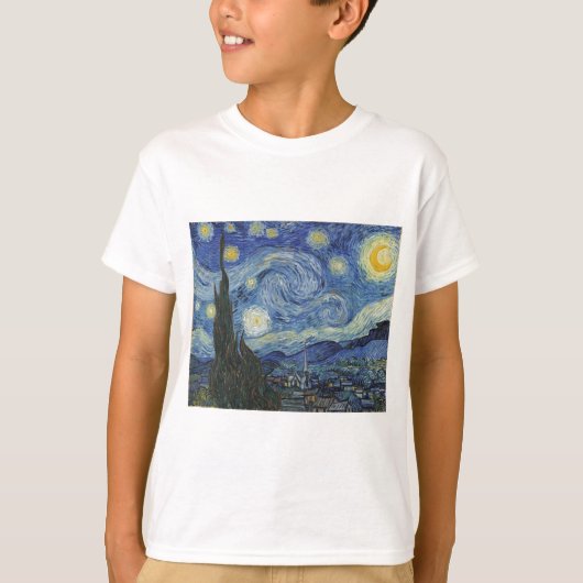 Vincent van Gogh | De Sterrennacht, juni 1889 T-shirt (Voorkant)