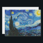 Vincent Van Gogh De Sterrennacht Kaart<br><div class="desc">Vincent van Gogh is de Sterrennacht</div>