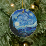 Vincent Van Gogh De Sterrennacht Keramisch Ornament<br><div class="desc">Vincent van Gogh is de Sterrennacht</div>