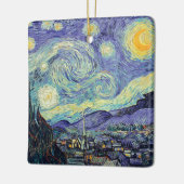 Vincent Van Gogh De Sterrennacht Keramisch Ornament (Links)