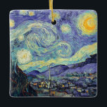 Vincent Van Gogh De Sterrennacht Keramisch Ornament<br><div class="desc">Vincent Van Gogh de Sterrennacht. Dit is een oud meesterwerk van de nederlandse hoofdschilder Vincent Van Gogh was een nederlandse post-impressionistische schilder. Dit afbeelding is openbaar.</div>