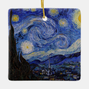 Vincent Van Gogh - De sterrennacht Keramisch Ornament