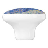 Vincent Van Gogh - De sterrennacht Keramische Knop (Zijkant)