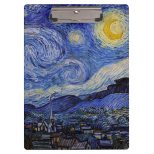 Vincent Van Gogh - De sterrennacht Klembord