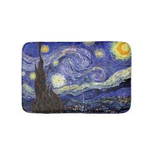 Vincent Van Gogh - De sterrennacht Kunstschilderij Badmat