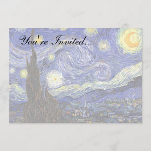 Vincent Van Gogh - De sterrennacht Kunstschilderij Kaart