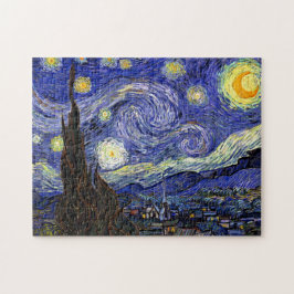 Vincent Van Gogh - De sterrennacht Kunstschilderij Legpuzzel