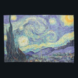 Vincent Van Gogh De Sterrennacht Kussensloop<br><div class="desc">Vincent van Gogh de Sterrennacht. Dit is een oud meesterwerk van de Nederlandse meesterschilder Vincent Van Gogh was een Nederlandse post-impressionistische schilder. Nachtlandschap. Op de voorgrond staat een boom. De stad ligt in het midden. Bergen op de achtergrond. Er is een maan aan de hemel. sterren en wolken. Dit afbeelding...</div>