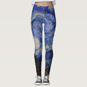 Vincent Van Gogh - De sterrennacht Leggings (Voorkant)