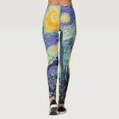Vincent Van Gogh/ De Sterrennacht Leggings (Achterkant)