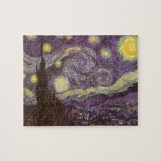 Vincent van Gogh - De sterrennacht Legpuzzel (Horizontaal)