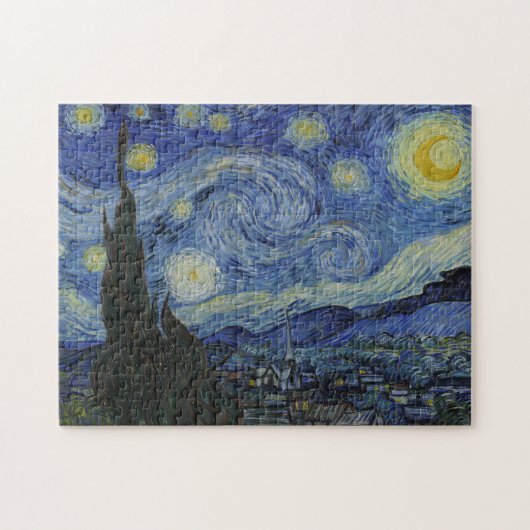 Vincent Van Gogh, de Sterrennacht Legpuzzel (Horizontaal)