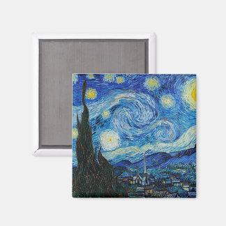 Vincent Van Gogh De Sterrennacht Magneet