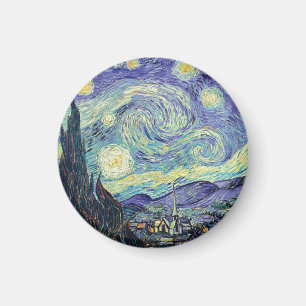 Vincent Van Gogh De Sterrennacht Magneet