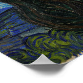 Vincent van Gogh - De Sterrennacht | Masterstuk Poster (Hoek)