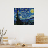 Vincent van Gogh - De Sterrennacht | Masterstuk Poster (Keuken)