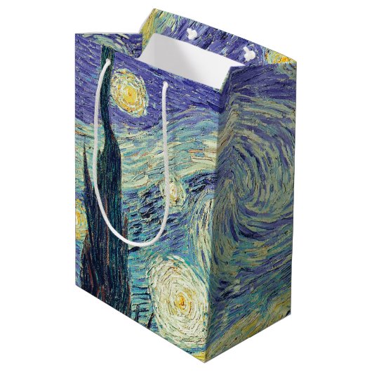 Vincent Van Gogh De Sterrennacht Medium Cadeauzakje (Achterkant Gekanteld)