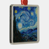 Vincent Van Gogh De Sterrennacht Metalen Ornament (Rechts)