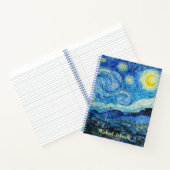 Vincent van Gogh, De Sterrennacht Monogram Notitieboek (Binnen)